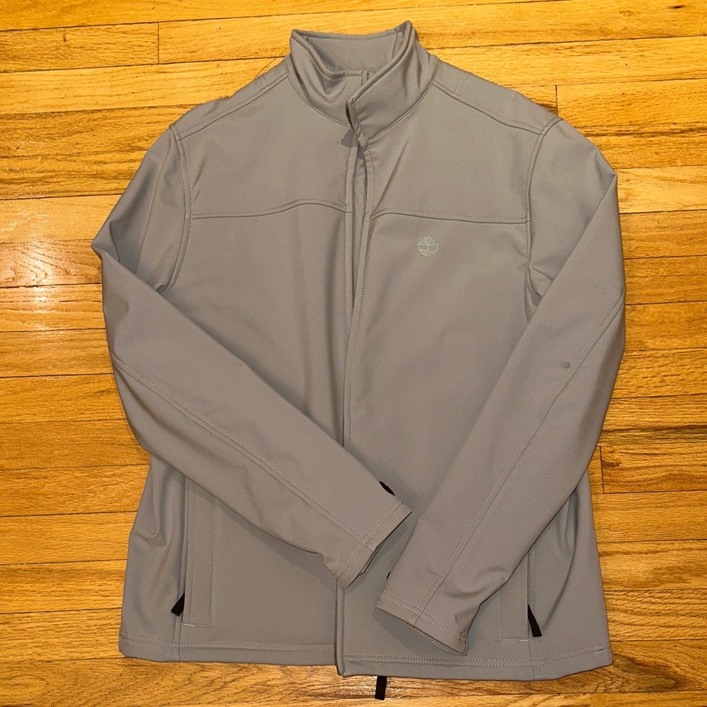 Men's Gray timberland Softshell Jacket - image 1